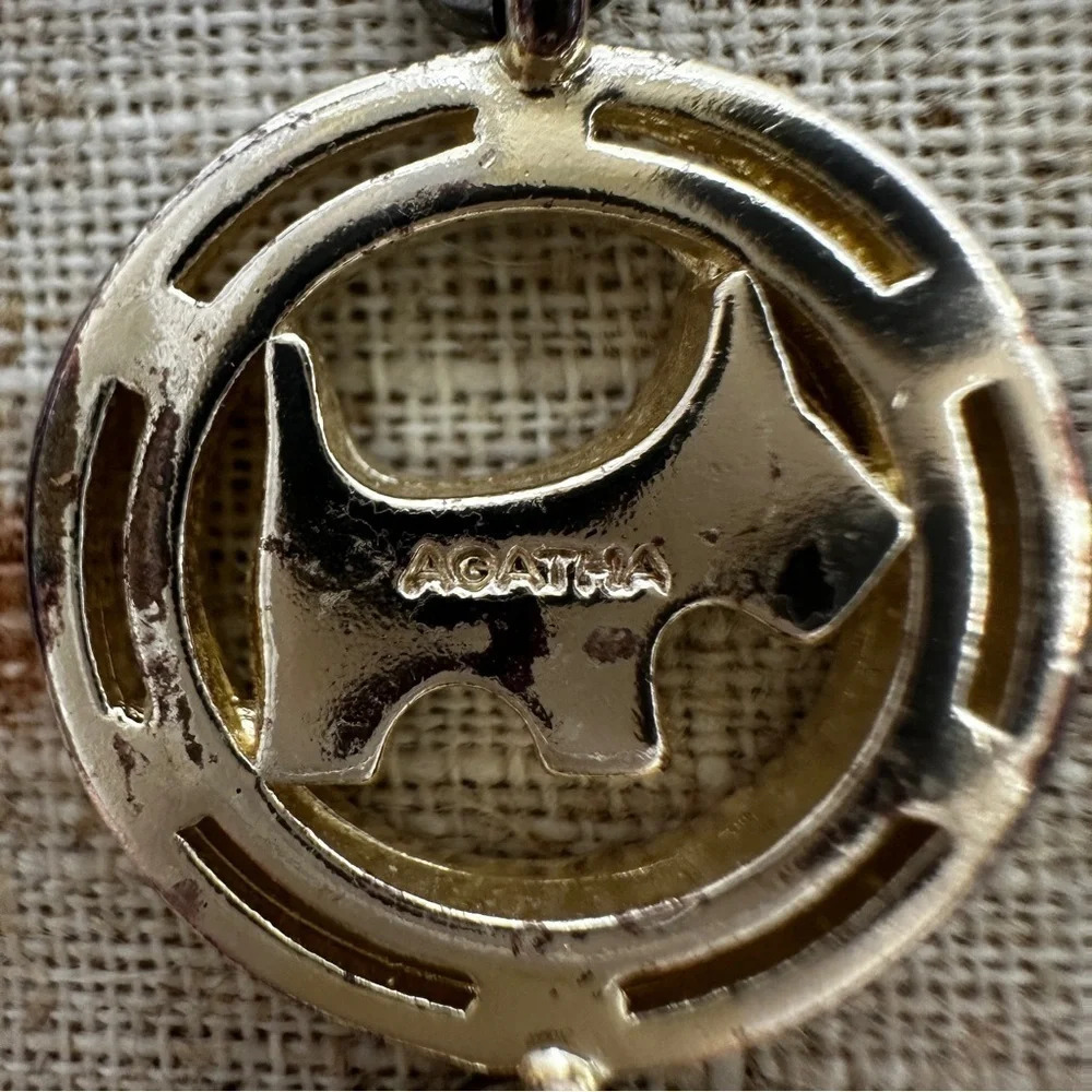 Vintage Agatha Paris Silver Chain with Signature Westie Charm - Picture 6 of 6
